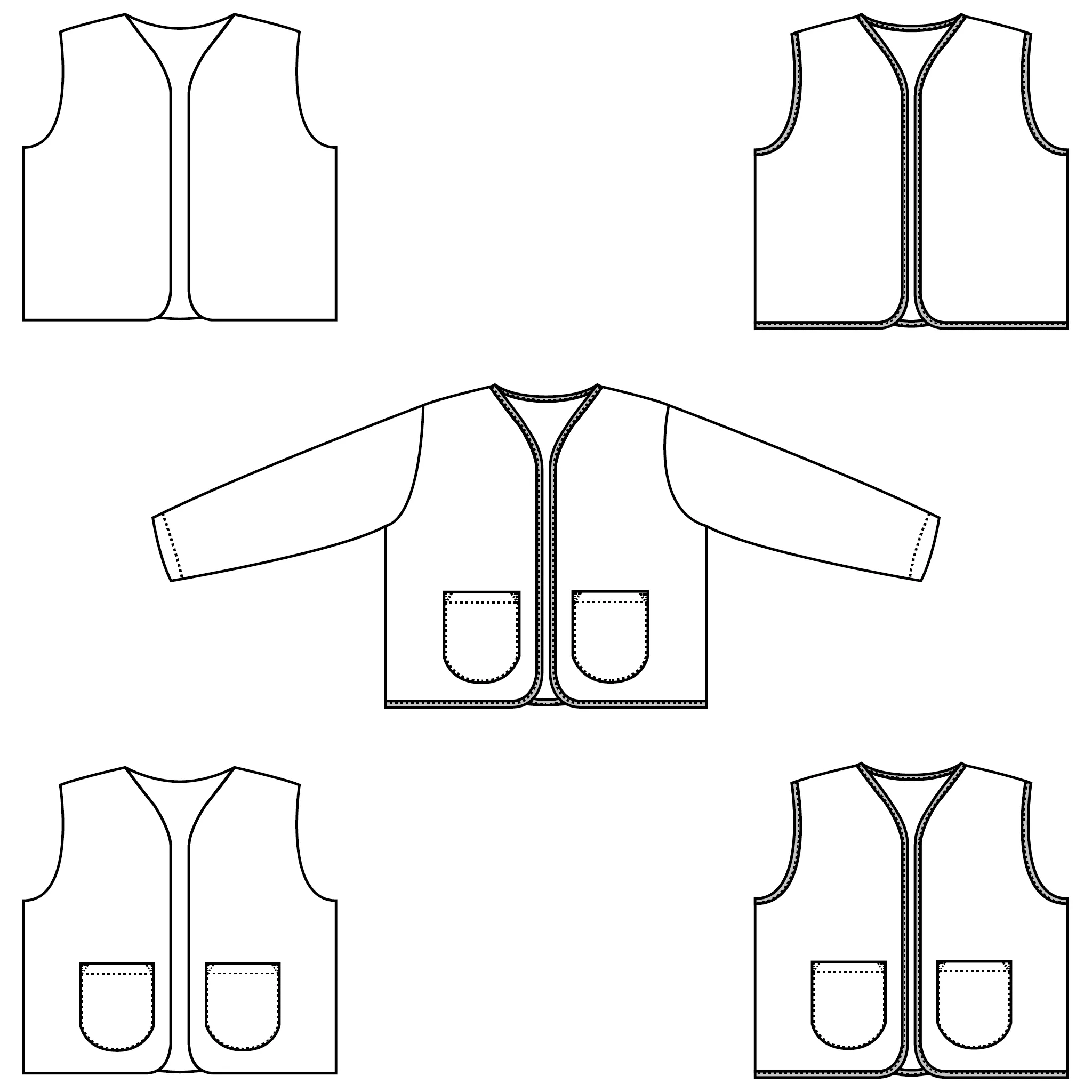 Patroon bodywarmer en vest voor dames & kids 'Junna' - Bel' Etoile